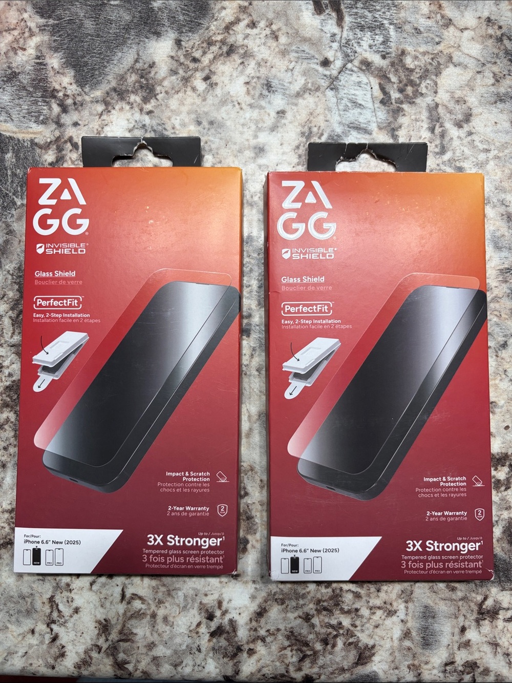 ZAGG InvisibleShield Glass Screen Protector for iPhone 6.6” New (2025)